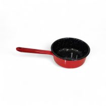Zom nyeles lábas piros-szort 14cm