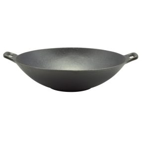 Öntöttvas wok 31cmx8cm