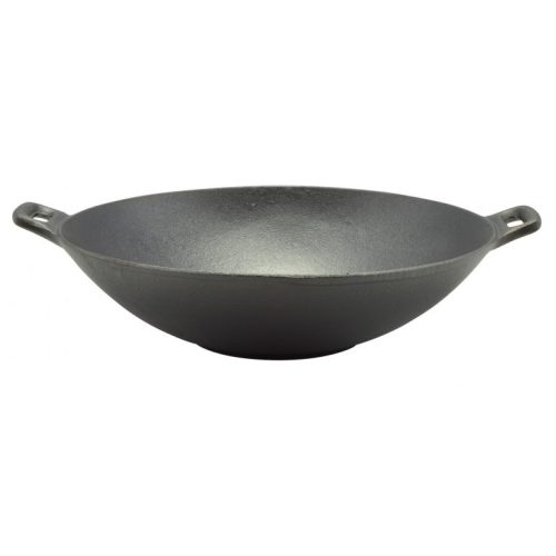 Öntöttvas wok 31cmx8cm