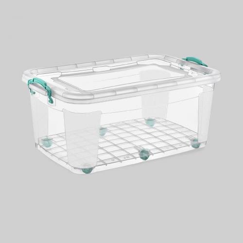 Tárolódoboz 80l DÜ. CLEAR BOX
