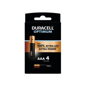 Elem duracell AAA Optimum, 4db