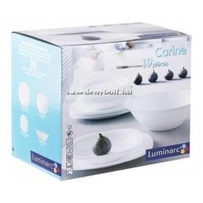 Luminarc Carine White étkészlet 19 részes 