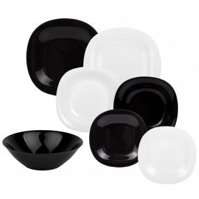 Luminarc Carine Black&White 19 részes étkészlet