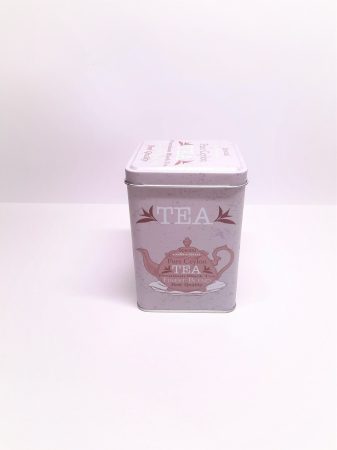 Fém doboz szögletes TEA
