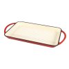 Öntöttvas grill tepsi piros 33x21,5x3,2cm Öntöttvas grill tepsi piros 33x21,5x3,2cm