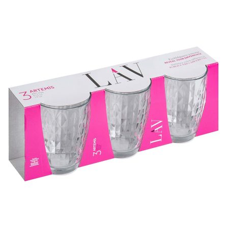 Pohár üveg ARTEMIS 340ML 3db