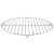 Grillrács Krómozott 40cm