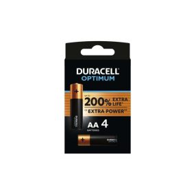 Elem Duracell AA Optimum 4db