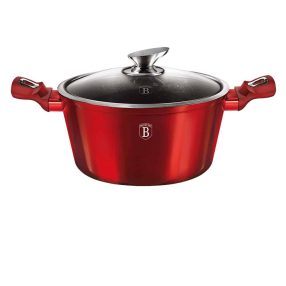 BerlingerHaus Fazék+Fedő 20cm BURGUNDY BH-1256N