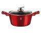 BerlingerHaus Fazék+Fedő 20cm BURGUNDY BH-1256N