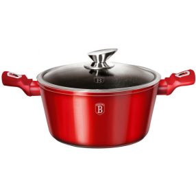 BerlingerHaus Fazék+Fedő 24cm BURGUNDY BH-1257N