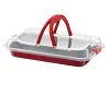 Tepsi fedővel 36x23cm AM-CHERRY Tepsi fedővel 36x23cm AM-CHERRY