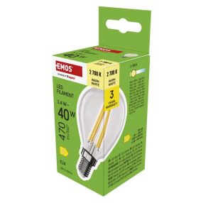 Izzó EMOS LED FLM MINI GLOBE 3,4W E14 WW