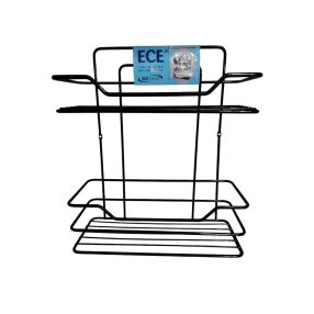 Fürdőszoba polc 2r FEKETE