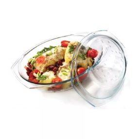 Jénai edény+fedő TERMISIL 2,9L Ovál