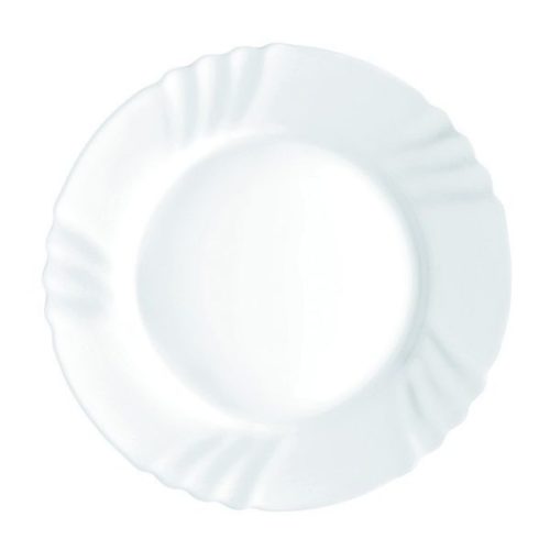 Tányér EBRO kicsi, 19.5cm fehér opál